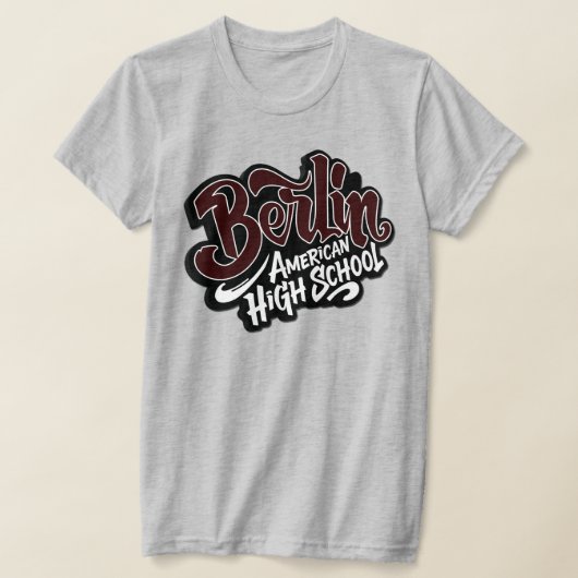 T-shirt Lycée américain de Berlin (Poser)