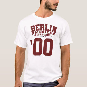 T-shirt Lycée Américain de Berlin - Année de promotion