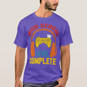 T-shirt Lycée Complet Vidéo Jeu Diplôme Supérieur