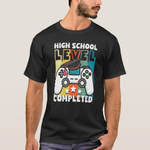T-shirt Lycée Complet Vidéo Jeu Diplôme Supérieur