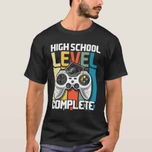 T-shirt Lycée Complet Vidéo Jeu Diplôme Supérieur