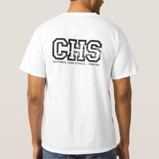 T-shirt Lycée Cristobal (CHS) (Dos)