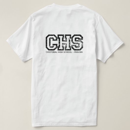 T-shirt Lycée Cristobal (CHS) (Design dos)