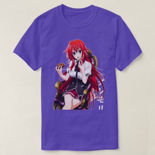 T-shirt lycée dxd rias gremory 8 (Design devant)
