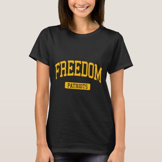 T-shirt Lycée Freedom High School Hs Bethlehem Design (Devant)