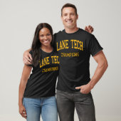 T-shirt Lycée Lane Tech Hs Chicago Il Rétro (Unisexe)