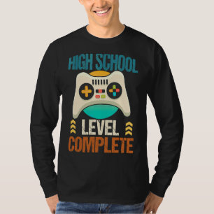 T-shirt Lycée Niveau Complet Jeu Diplôme Supérieur