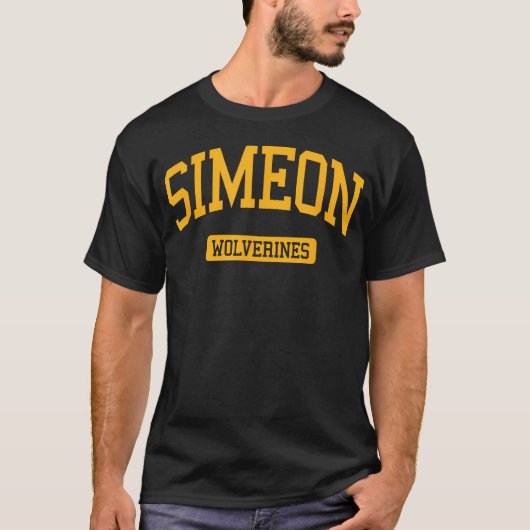 T-shirt Lycée Simeon Hs Chicago Il Varsity (Devant)