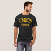 T-shirt Lycée Simeon Hs Chicago Il Varsity (Devant entier)