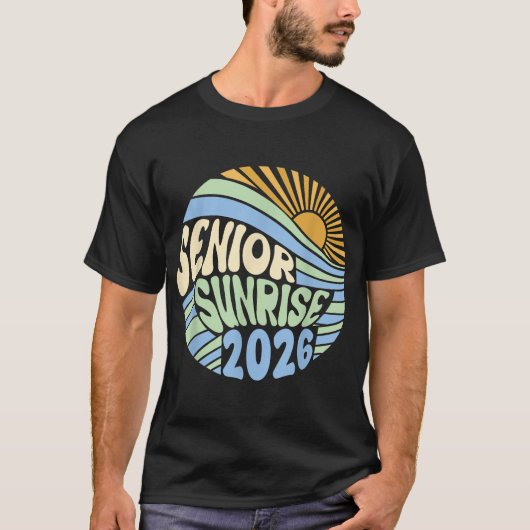 T-shirt Lycée Sunrise 2026 Lycée 12E Douzième Année (Devant)