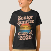 T-shirt Lycée Sunrise 2026 Lycée 12e douzième année (Devant)