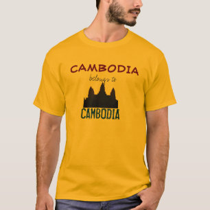 T-shirt LYDA--Le Cambodge appartient au Cambodge