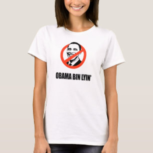 T-shirt Lyin de poubelle d'Obama