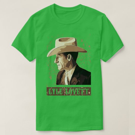 T-shirt Lyle Lovett (Design devant)