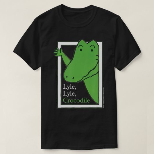 T-shirt Lyle, Lyle, Crocodile Waving Croc Illustration T-S (Design devant)