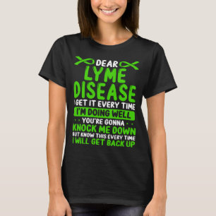 T-shirt Lyme DIsease Mois de sensibilisation Maladie de Ly