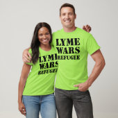T-shirt Lyme lutte réfugié (Unisexe)