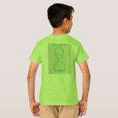 T-shirt Lyme Maladie Sensibilisation Ruban Angel Tee perso (Dos entier)