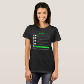 T-shirt LYME Très mauvais ne serait pas recommandé (Devant entier)