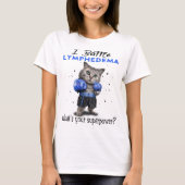 T-shirt Lymphedema Sensibilisation Ruban Cadeaux de soutie (Devant)