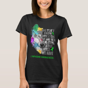 T-shirt Lymphoma Awareness Ribbon Support Cadeaux