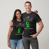 T-shirt Lymphoma Warrior I m Fine T Shirt (Unisexe)