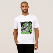 T-shirt Lymphome - course d'hommes pour un traitement (Devant entier)