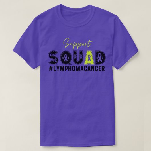 T-shirt Lymphome de l'équipe de soutien 12 (Design devant)