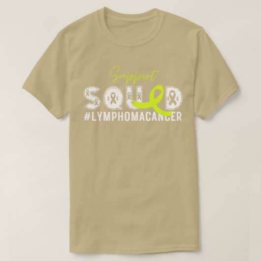 T-shirt Lymphome de l'équipe de soutien 21 (Design devant)