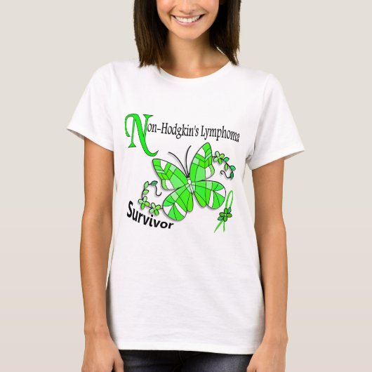 T-shirt Lymphome de Non-Hodgkins du survivant 6 (Devant)