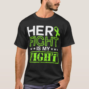 T-shirt Lymphome Sensibilisation Son combat est mon soutie