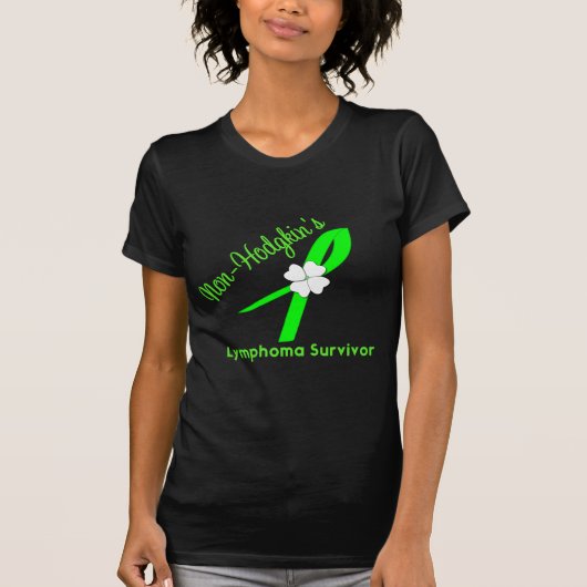 T-shirt Lymphome - Survivant non hodgkins (Devant)