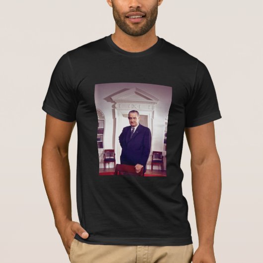 T-shirt Lyndon B Johnson (Devant)