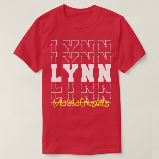 T-shirt Lynn City Massachusetts Lynn MA (Design devant)