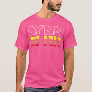 T-shirt Lynn Prénom Drôle Vintage Coucher de soleil Famill