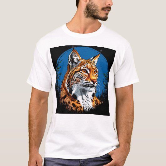 T-shirt Lynx animal (Devant)