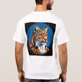 T-shirt Lynx animal (Dos)