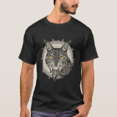 T-shirt Lynx du nord, la maîtresse de nuit (Devant)