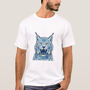 T-shirt Lynx floral
