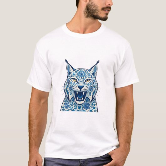 T-shirt Lynx floral (Devant)