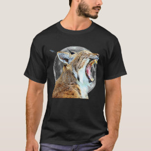 T-shirt Lynx Grands Félins Félin Chat Filtre Peinture à l'