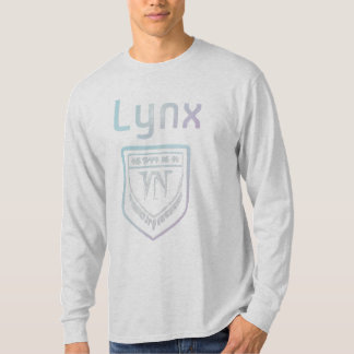 T-shirt Lynx iridescente graphique de badge