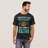 T-shirt Lyre obsédée (Devant entier)