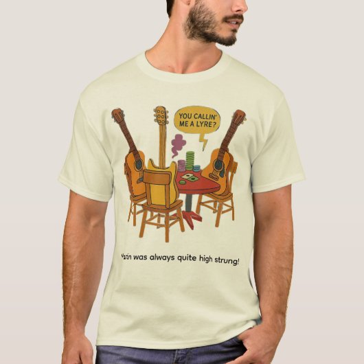 T-shirt Lyre tendue (Devant)