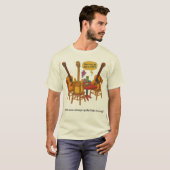 T-shirt Lyre tendue (Devant entier)