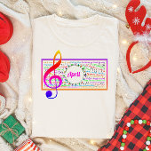 T-shirt Lyric de Noël Long Sleeve