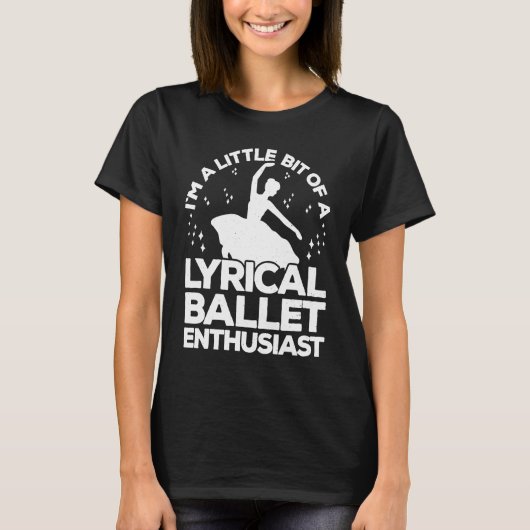 T-shirt Lyrical Ballet Dancer Ballerina Lyrical Ballet (Devant)