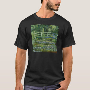 T-shirt Lys à eau Claude Monet et pont japonais