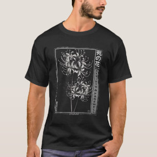 T-shirt Lys d'araignée blanche dans la grunge japonaise An