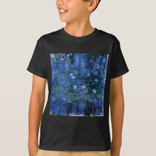 T-shirt Lys d'eau bleu Claude Monet